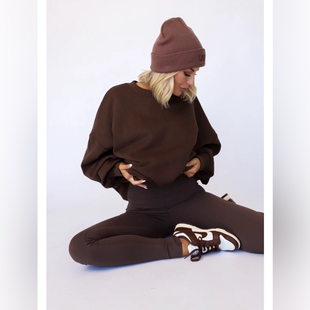 Coffee Run Pant Set Cinnamon | Size Small